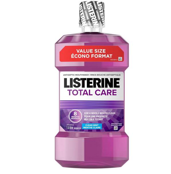  Listerine 李施德林全效抗菌漱口水1.5升 治疗牙龈炎和牙菌斑  8.3加元（原价 10.87加元）