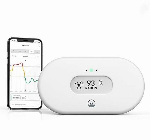  史低价！Airthings View Radon 2989 带显示屏 温度湿度 氡气智能监测仪 189.99加元（原价 249.99加元）