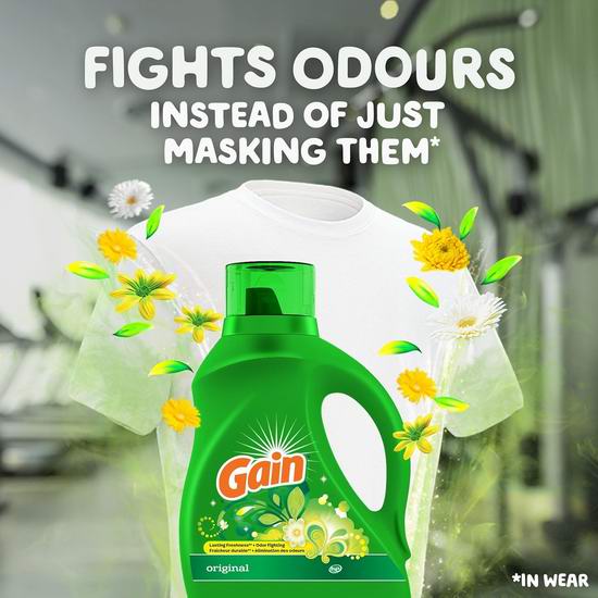 历史最低价!Gain Aroma Boost 洗衣液(32缸,1.36升)4.7折 3.8加元!