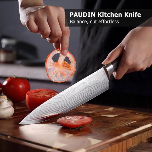 PAUDIN 8英寸专业厨师刀 带刀鞘 29.98加元（原价 39.99加元）