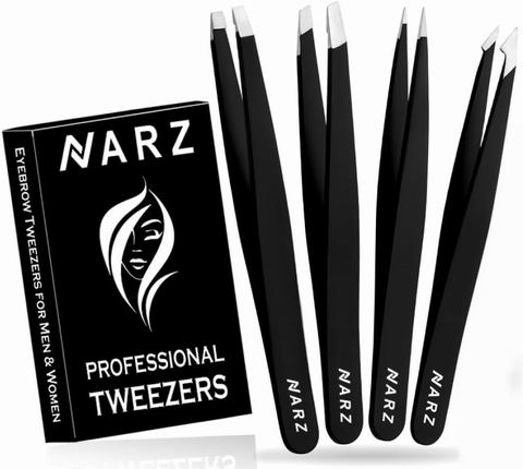  NARZ 不锈钢精密镊子4件套 6.99加元（原价 12.99加元）