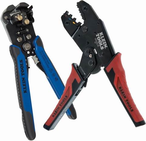  史低价！Klein 剥线器+压接器电气工具2件套 54.59加元（原价 103.86加元）