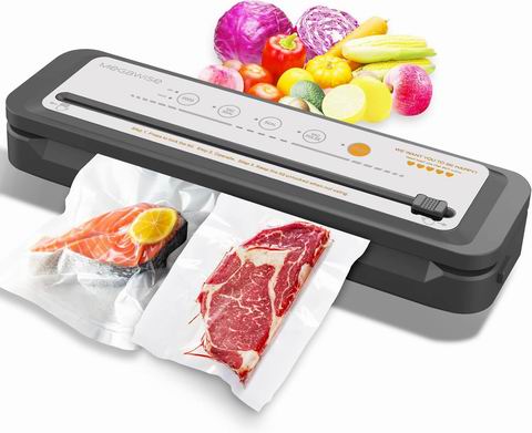  MegaWise 80kpa 干湿两用 真空食物保鲜机 37.99加元（原价 49.99加元）