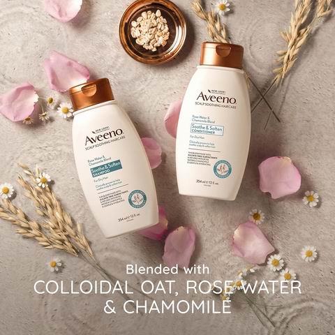  Aveeno 玫瑰水洋甘菊保湿洗发水 6.79加元（原价 8.99加元）