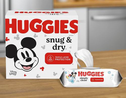  HUGGIES 好奇婴儿湿巾3包（192片） 7.59加元（原价 9.49加元）