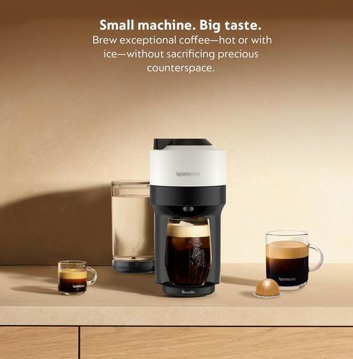  De'Longhi 德龙 Nespresso Vertuo Pop+ 胶囊咖啡机 95.99加元（原价 169加元）