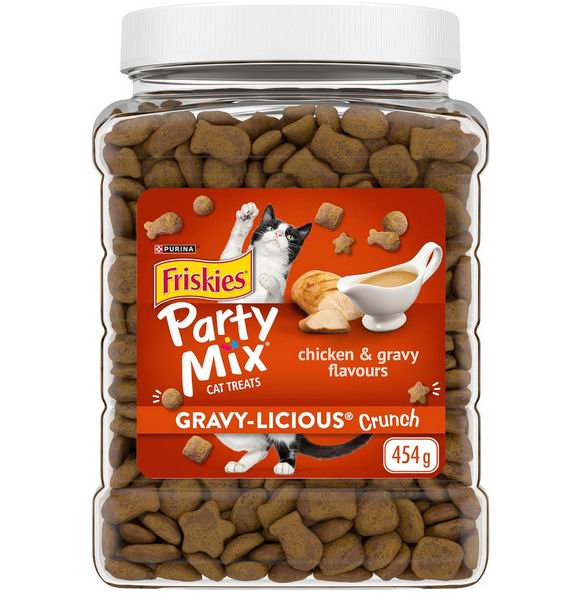  Friskies Party Mix 美味香脆鸡肉猫零食454克  5.2加元（原价 6.98加元）