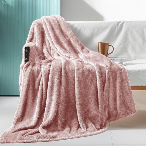  史低价！Exclusivo Mezcla 柔软蓬松毛绒毛毯 19.99加元（原价 29.99加元）