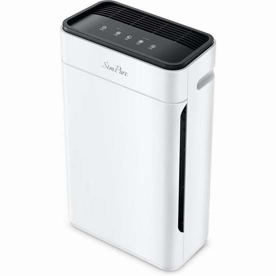  历史新低！SimPure HP8 True HEPA 大空间 空气净化器4折 59.99加元包邮！