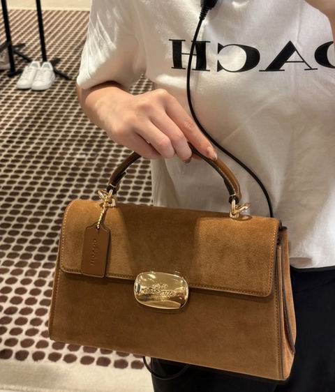  Coach 奥莱 Eliza Top Handle 手提包/斜挎包 249加元（原价 580加元）