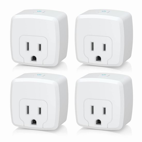  历史新低！HBN 15A WiFi 智能插座4件套5折 17.49加元！