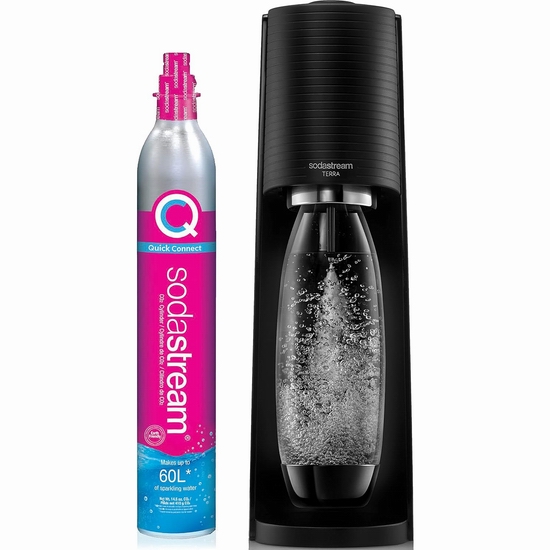  历史新低！SodaStream Terra 苏打水机5折 64.97加元包邮！3色可选！
