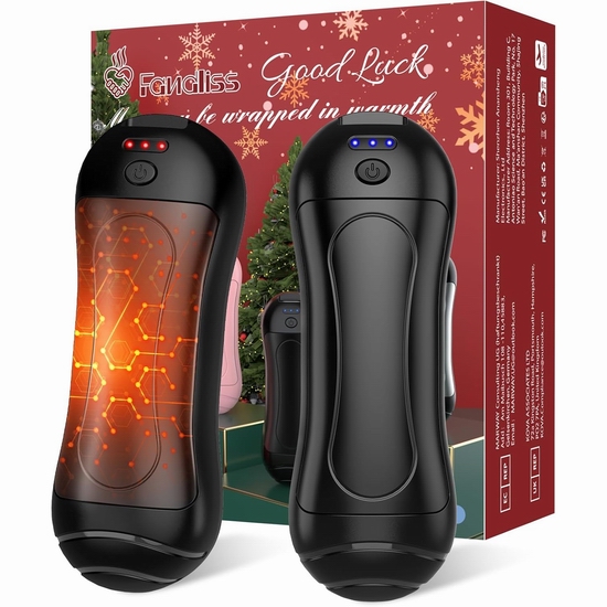  白菜价！FANDLISS 6000mAh AI智能温控 暖手宝2件套3.3折 13.23-14.7加元！续航可达20小时！