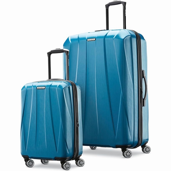  Samsonite 新秀丽 Centric 2 20+28英寸 全PC超轻拉杆行李箱2件套4折 230.28加元包邮！