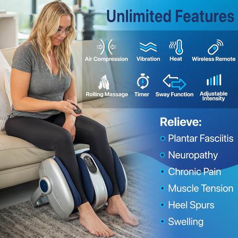  Miko Shiatsu 足部/小腿全方位按摩器 339.99加元（原价 379.99加元）