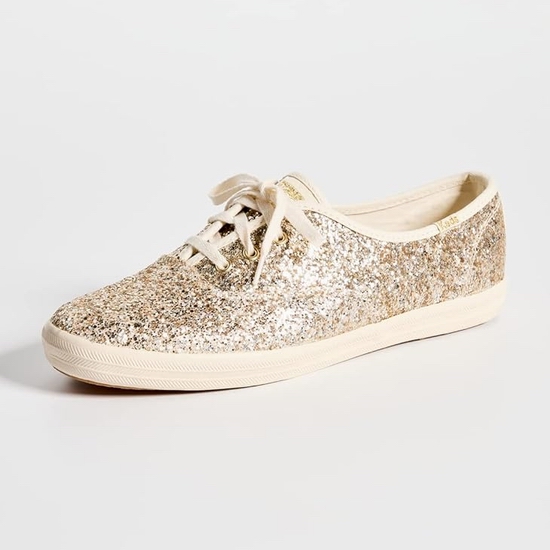  历史新低！Keds Champion Glitter 女式亮片帆布鞋4折 35.98加元包邮！3色可选！