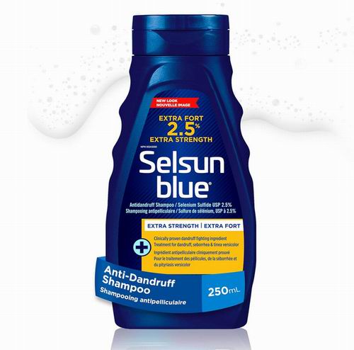  史低价！Selsun Blue 2.5%超强硫化硒+维生素原 B5 去屑洗发水 250毫升 13.1加元（原价 16.49加元）