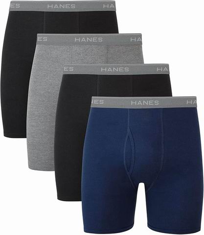  Hanes 恒适 FreshIQ 男士纯棉内裤4件套 15.72加元（原价 20.97加元）