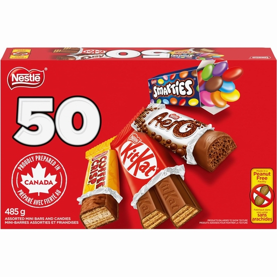  NESTLÉ MINIS 万圣节糖果50个超值装5.7折 7.47加元！