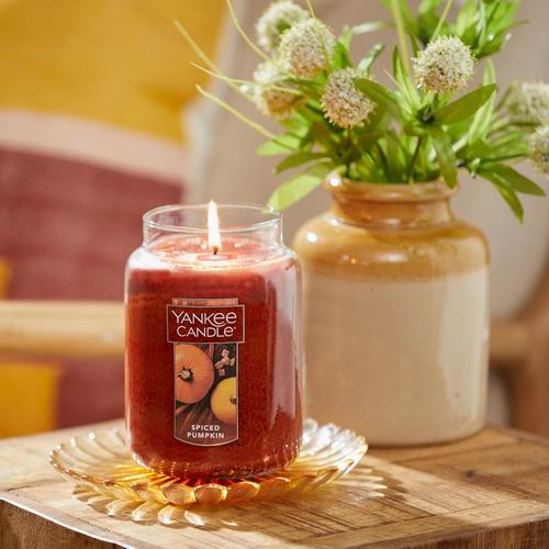  Yankee Candle 南瓜香味香薰蜡烛 燃烧时间 110-150小时  24.99加元（原价 34.99加元）