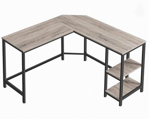  史低价！VASAGLE  54英尺 L形电脑桌/转角桌 111.95加元（原价 209.99加元）！4款可选