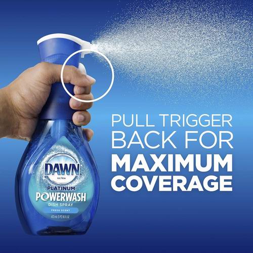  Dawn Platinum Powerwash  苹果香味 洗碗液喷雾 473毫升  4.72加元（原价 6.79加元）