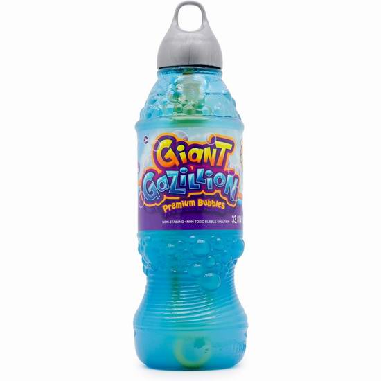  史低白菜价！Gazillion Bubbles 吹泡泡液（1升）2.6折 2.99加元！含7合1吹泡泡棒！