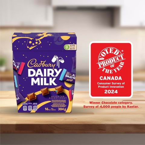  Cadbury 吉百利牛奶巧克力16块  8.05加元（原价 9.98加元）