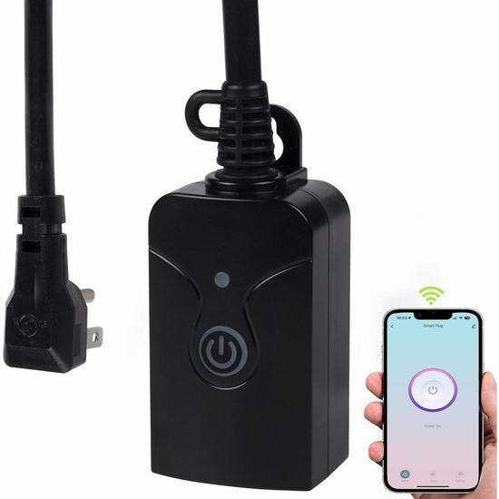  历史新低！HBN WiFi 1/2/3插座 户外智能插线板5.2折 11.99-16.89加元！3款可选！