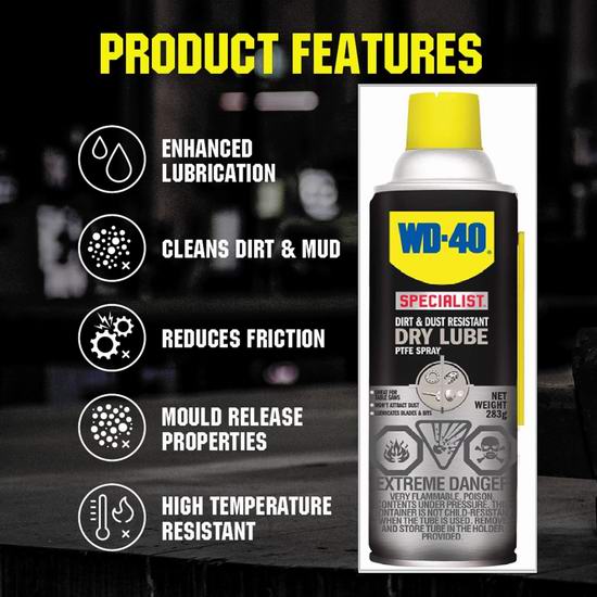  WD-40 专业防尘防污干性润滑剂（283克）6.7折 9.43加元！