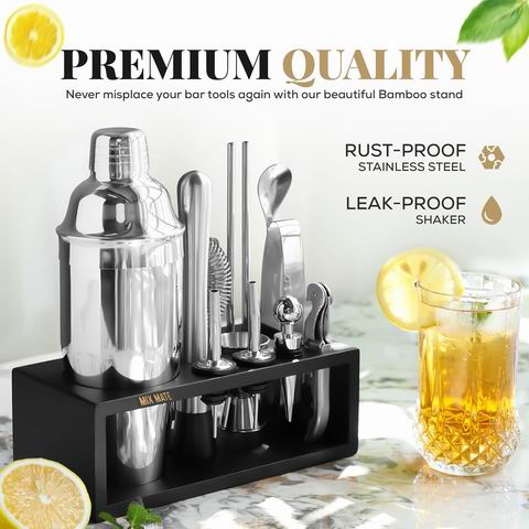  史低价！Mixology 调酒工具15件套 39.99加元（原价 49.99加元）