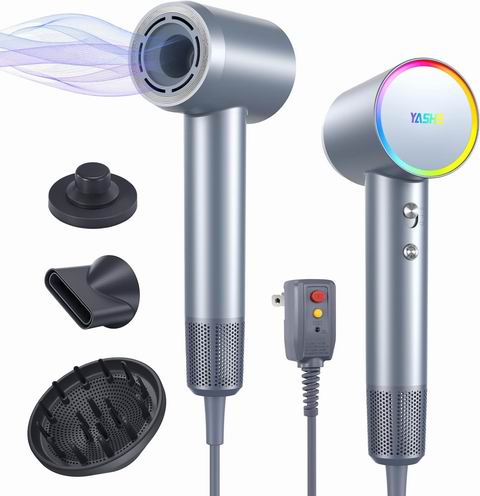  史低价！YASHE RW06 吹风机  1400W 高速无刷电机5.8折 69.99加元（原价 119.99加元） ！多色可选