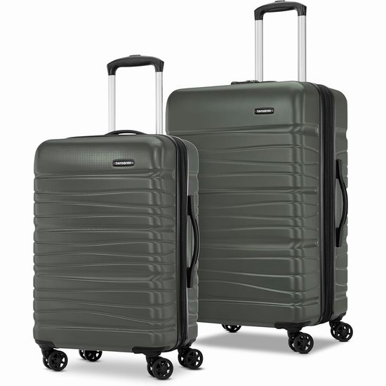  历史新低！Samsonite 新秀丽 Evolve Se 20+24英寸 全PC超轻拉杆行李箱2件套5折 194.82加元包邮！