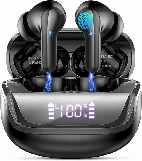  史低价！Donerton 蓝牙5.4 HiFi 立体声耳机2.5折 24.99加元（原价 99.99加元） ！2色可选