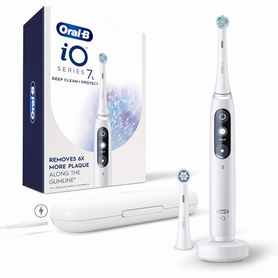  Oral-B iO Series 7 深层清洁 压力感应 限量版电动牙刷5.6折 169.99加元包邮！2色可选！