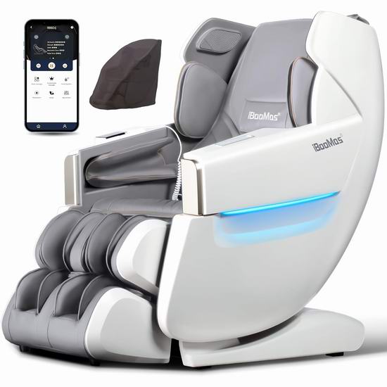  iBooMas SL导轨 AI语音 智能零重力按摩椅8.5折 2399.99加元包邮！