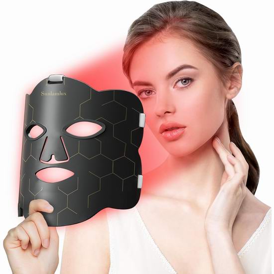  Sunlamlux 面颈部红光美容仪 29.99加元（原价 99.99加元）+包邮