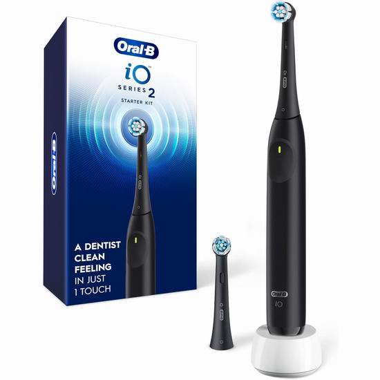  Oral-B iO Series 2 压力感应 电动牙刷7折 69.99加元包邮！4色可选！