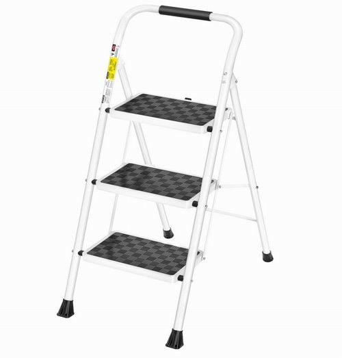  史低价！HBTower 可折叠3阶人字梯 49.99加元（原价 69.99加元）！2色可选