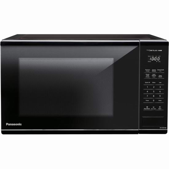  历史新低！Panasonic 松下 NNSG676BC 1.3 cft. 1100W 时尚变频微波炉7.6折 168加元包邮！2色可选！