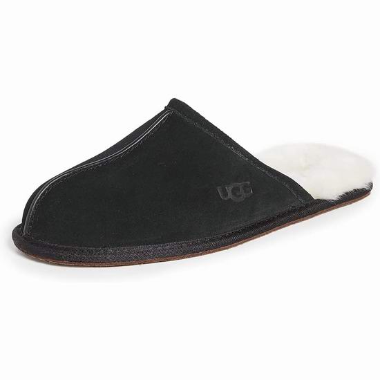  UGG Scuff 男式羊皮羊毛保暖拖鞋5.4折 68加元包邮！