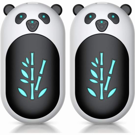  历史新低！BOANKODU 6000mAh 20小时续航 大熊猫暖手宝2件套5折 15.99加元！