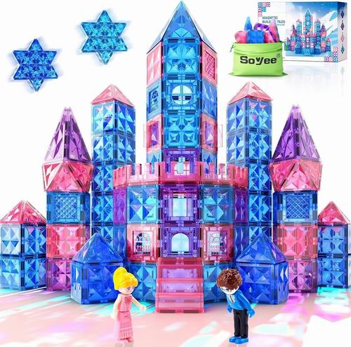  史低价！Soyee 冰雪奇缘钻石磁性积木58块 29.99加元（原价 39.99加元）
