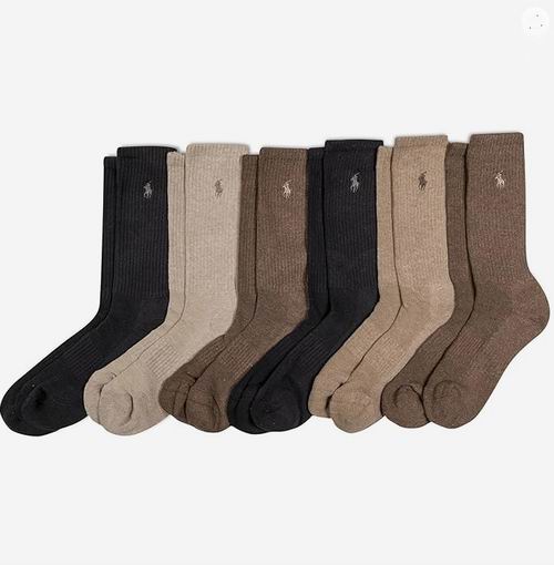  Polo Ralph Lauren 男女均可 美拉德袜子6双 39.15加元！每双6.43加元