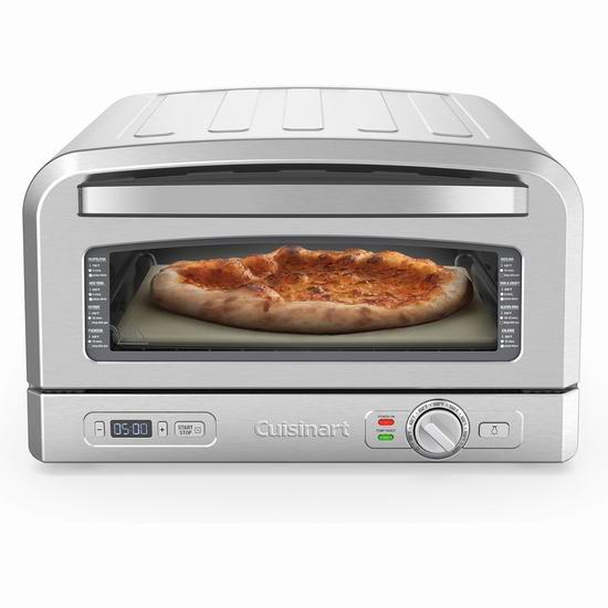  白菜价！历史新低！Cuisinart CPZ-120C 12英寸便携式披萨烤箱2.8折 199.99加元包邮！