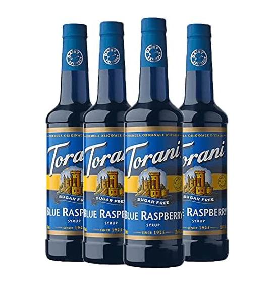  Torani 覆盆子糖浆750 毫升 × 4瓶 45.8加元（原价 53.99加元）