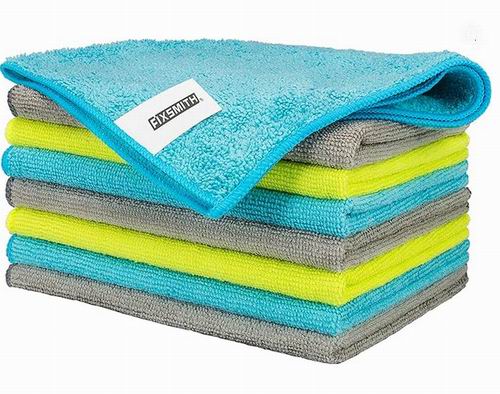  FIXSMITH 12 x 16英寸 超细纤维清洁布 8件  8.54加元（原价 12.99加元）！每件1.06加元