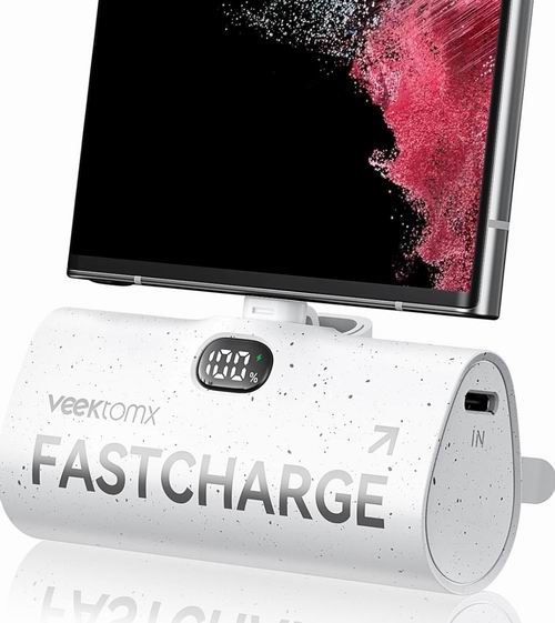  史低价！VEEKTOMX 20W USB-C 迷你快充充电宝5000mAh  9.99加元（原价 19.99加元）
