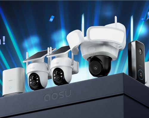  网一价：AOSU 家庭智能安防监控用品6.7折起：安全摄像头 42加元、无线门铃摄像头 100加元、无线太阳能安全摄像机套装 368加元