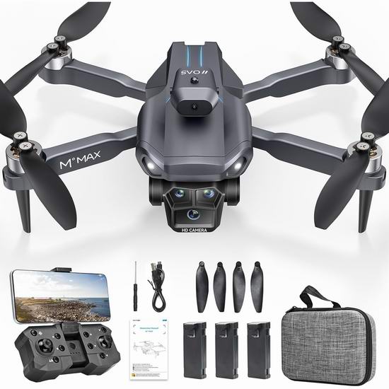 历史新低！HYTOBP 1080P FPV 高清航拍无人机5.5折 49.49加元包邮！